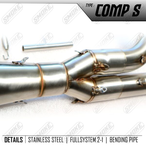 Knalpot Harley Davidson 2 in 1 Original Smoke Muffler