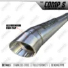 Smoke Muffler Comp S Almu Exhaust System For Harley Davidson