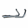 Smoke Muffler Comp s Chrome Exhaust System For harley Davidson
