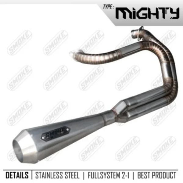 Smoke Muffler Mighty Titan exhaust system for Harley davidson