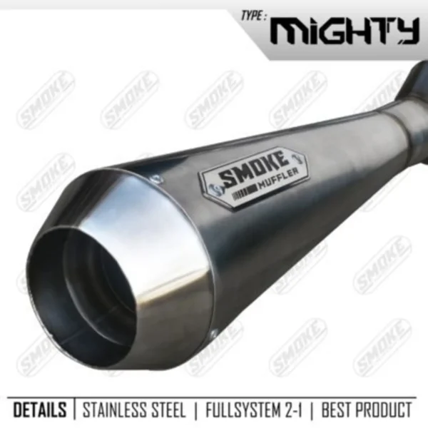 Smoke Muffler Mighty Titan exhaust system for Harley davidson