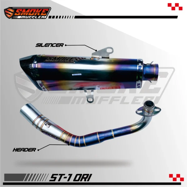 knalpot yamaha nmax aerox smoke muffler