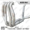Smoke Muffler Header Suzuki Hayabusa