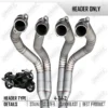 Smoke Muffler Header Suzuki Hayabusa