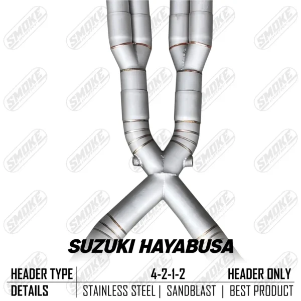 Smoke Muffler Header Suzuki Hayabusa