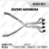 Smoke Muffler Header Suzuki Hayabusa