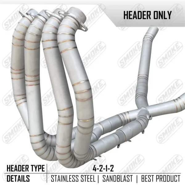 Smoke Muffler Header Suzuki Hayabusa