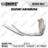 Smoke Muffler Header Suzuki Hayabusa