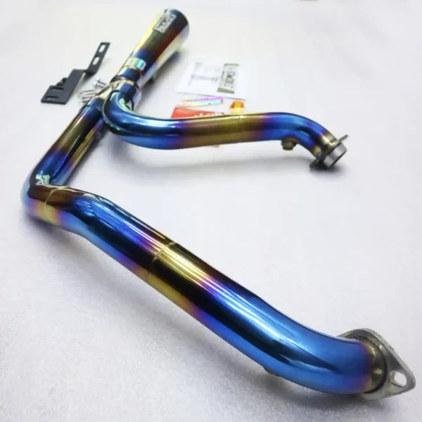 Monster Blue Gold Exhaust system fit For Harley Davidson Dyna, Sportster, Softail