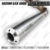 Smoke Muffler sidewinder exhaust system Suzuki GSX-R1000