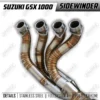 Smoke Muffler sidewinder exhaust system Suzuki GSX-R1000