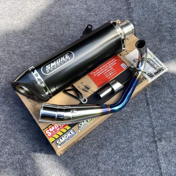 M1 Black header blue exhaust system fit for xmax 250, 300