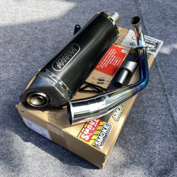 M1 Black Yamaha Xmax exhaust system