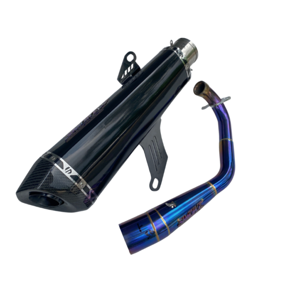 Knalpot Yamaha XMAX 250 Type ST-1 Black Smoke Muffler - Image 5