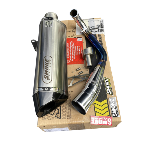 Knalpot Yamaha XMAX 250 Original Smoke Muffler SM Titan Header Ungu - Image 5