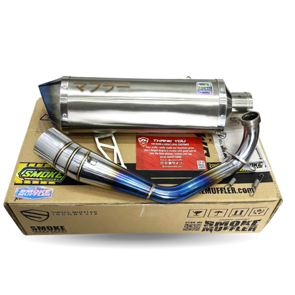 Knalpot Racing Yamaha Xmax 250 cc Japanis Header Ungu - Image 3
