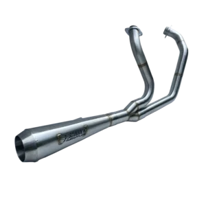 Smoke Muffler Mighty Titan Custom Exhaust Pipes System 2 into 1 Harley Davidson