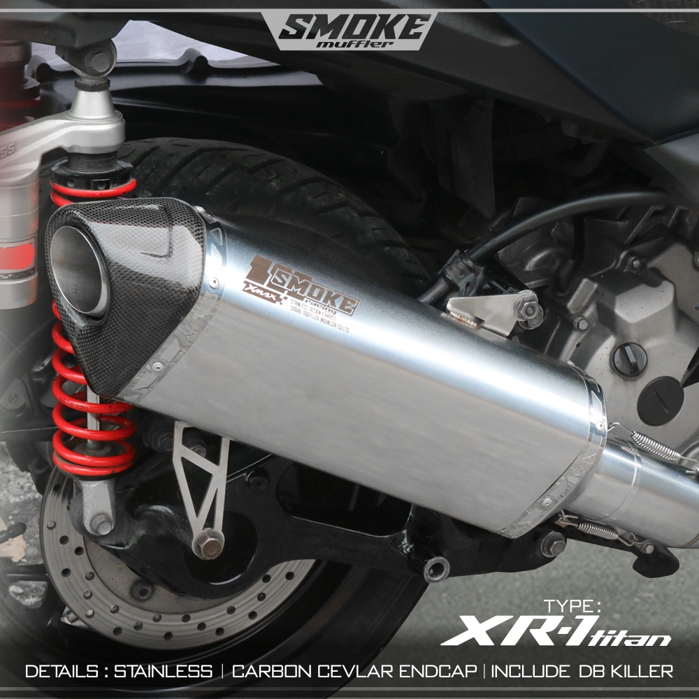 Knalpot xmax 250 300 smoke muffler
