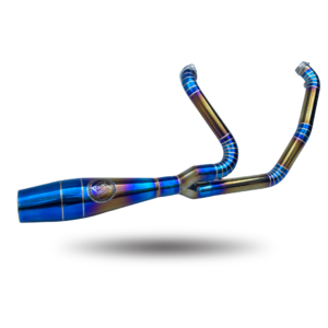 Harley Davidson Road Glide Exhaust Bigshot Blue