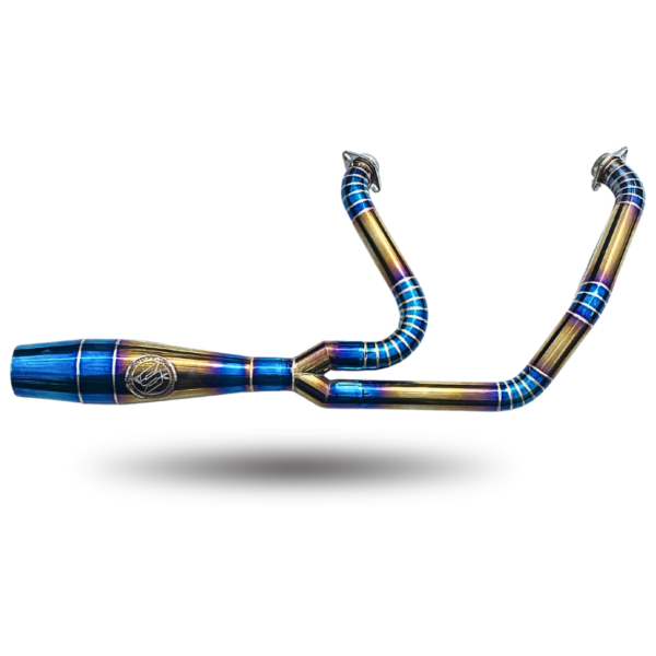 Harley Davidson Road Glide Exhaust Bigshot Blue