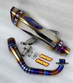 smoke muffler titanium xmax fit Yamaha XMAX 250/300
