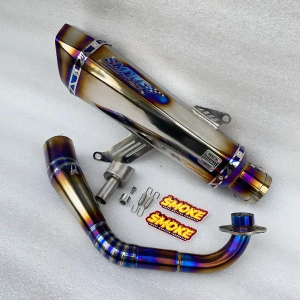 smoke muffler titanium xmax fit Yamaha XMAX 250/300