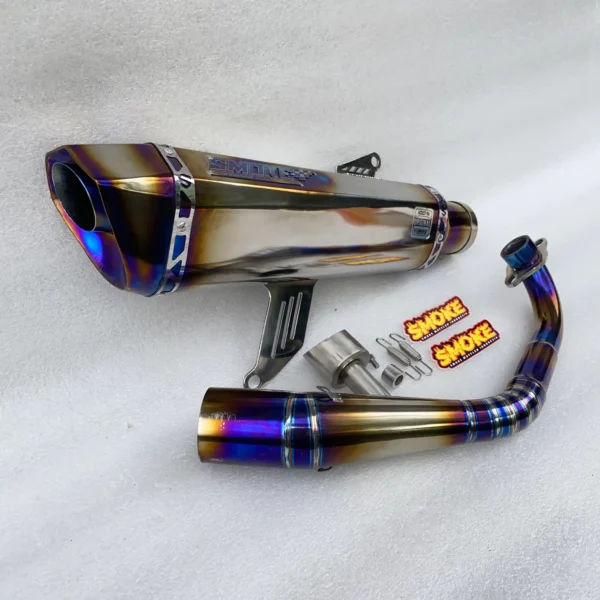 smoke muffler titanium xmax fit Yamaha XMAX 250/300