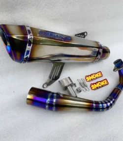 smoke muffler titanium xmax fit Yamaha XMAX 250/300
