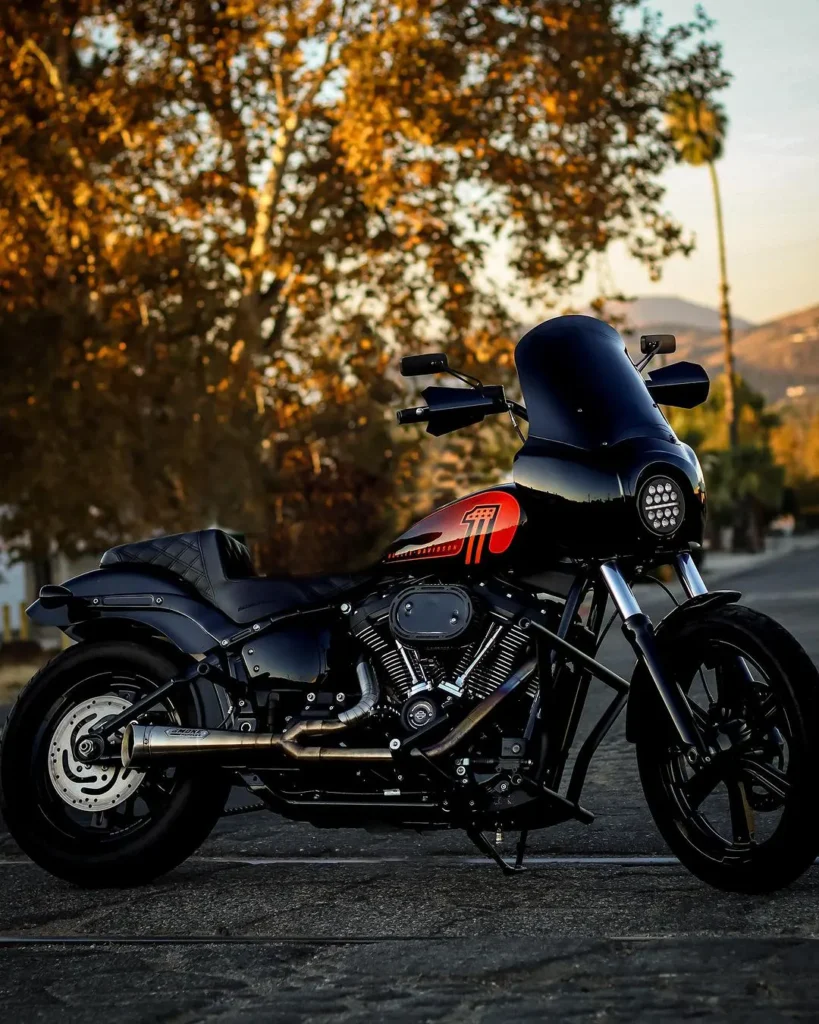 Harley-Davidson motorcycle with fuel-injected engine