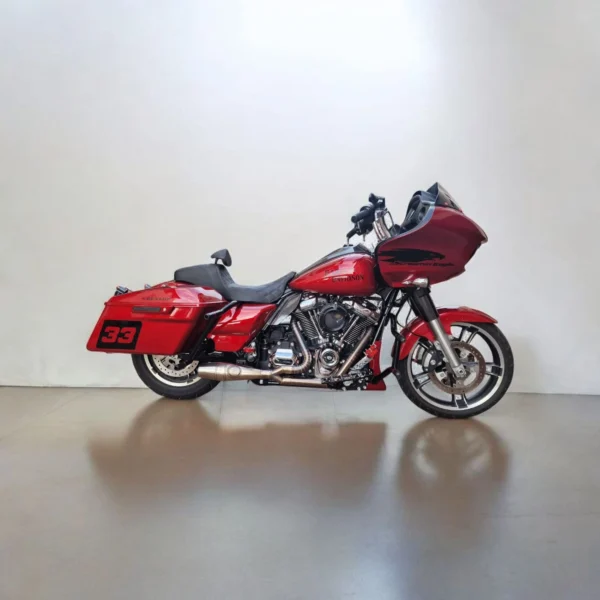 Knalpot Harley Davidson Touring,dyna,softail 2 into 1 smoke muffler