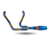 Knalpot Harley Davidson Touring,dyna,softail 2 into 1 smoke muffler