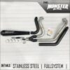 Knalpot Harley Davidson Touring M8 Smoke Muffler