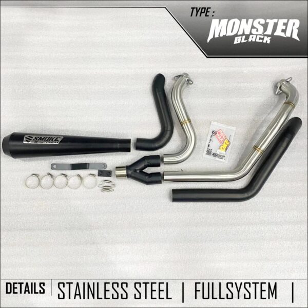 Knalpot Harley Davidson Touring M8 Smoke Muffler