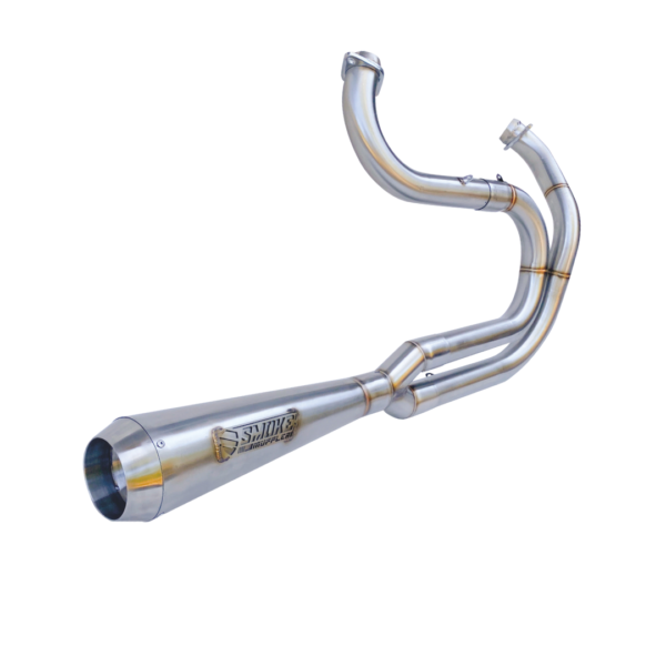 Knalpot Custom Harley Davidson 2 in 1 Original Smoke Muffler