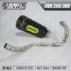 Knalpot Honda CBR 250 Custom Carbon Kevlar