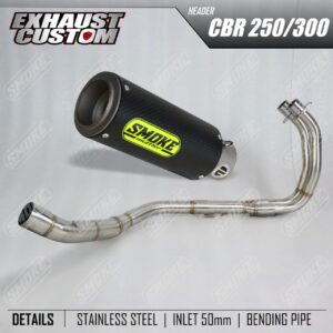 Knalpot Honda CBR 250 Custom Carbon Kevlar