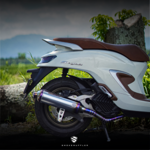 Knalpot Honda stylo 160 standar racing smoke muffler