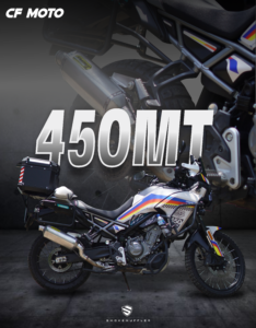 Knalpot CF Moto 450 MT Original Smoke Muffler