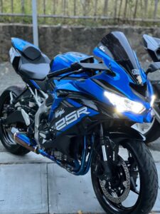 Moge GSX 600 dengan Knalpot Smoke Muffler