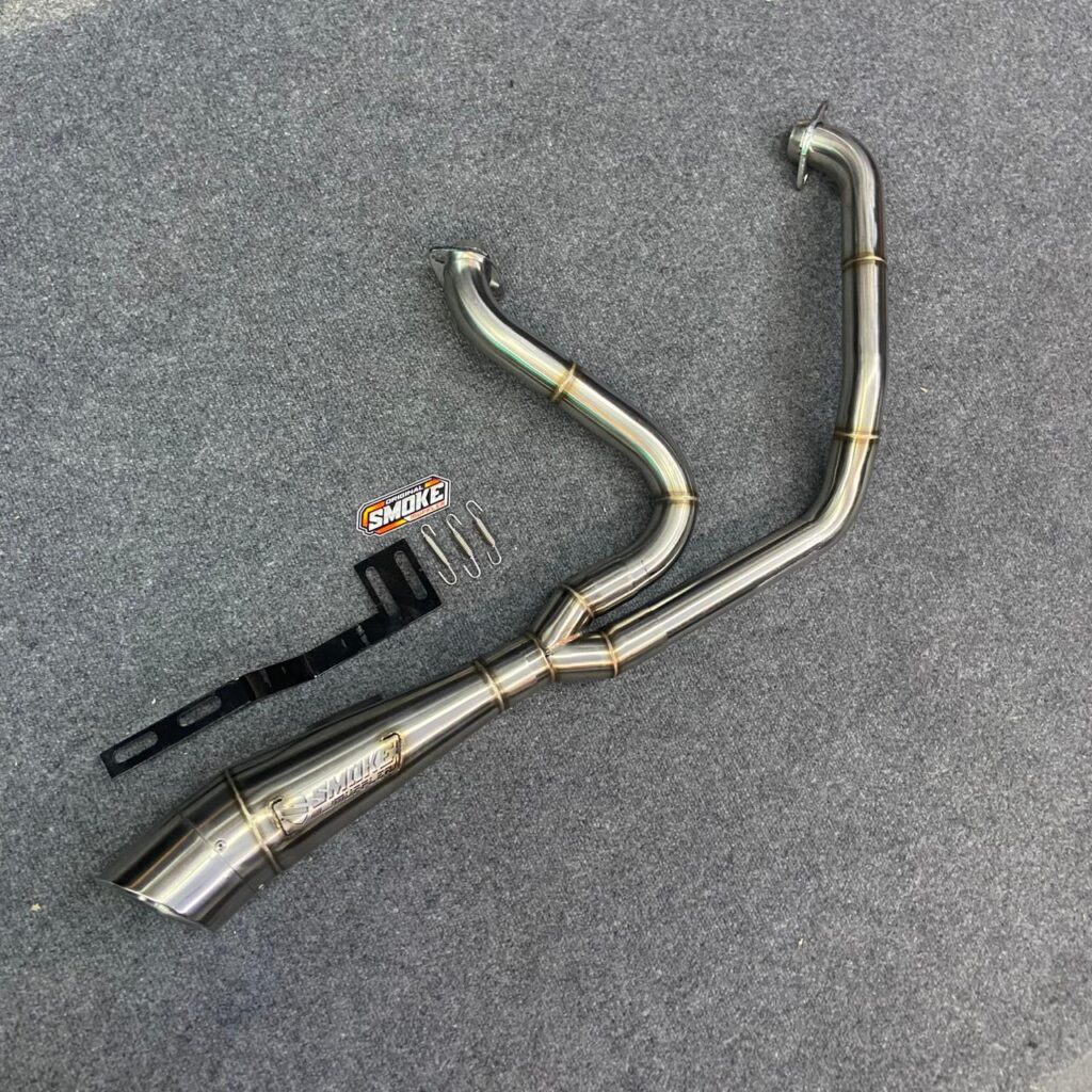 Exhaust For Harley Davidson, Comp S Titan Original Smoke Muffler