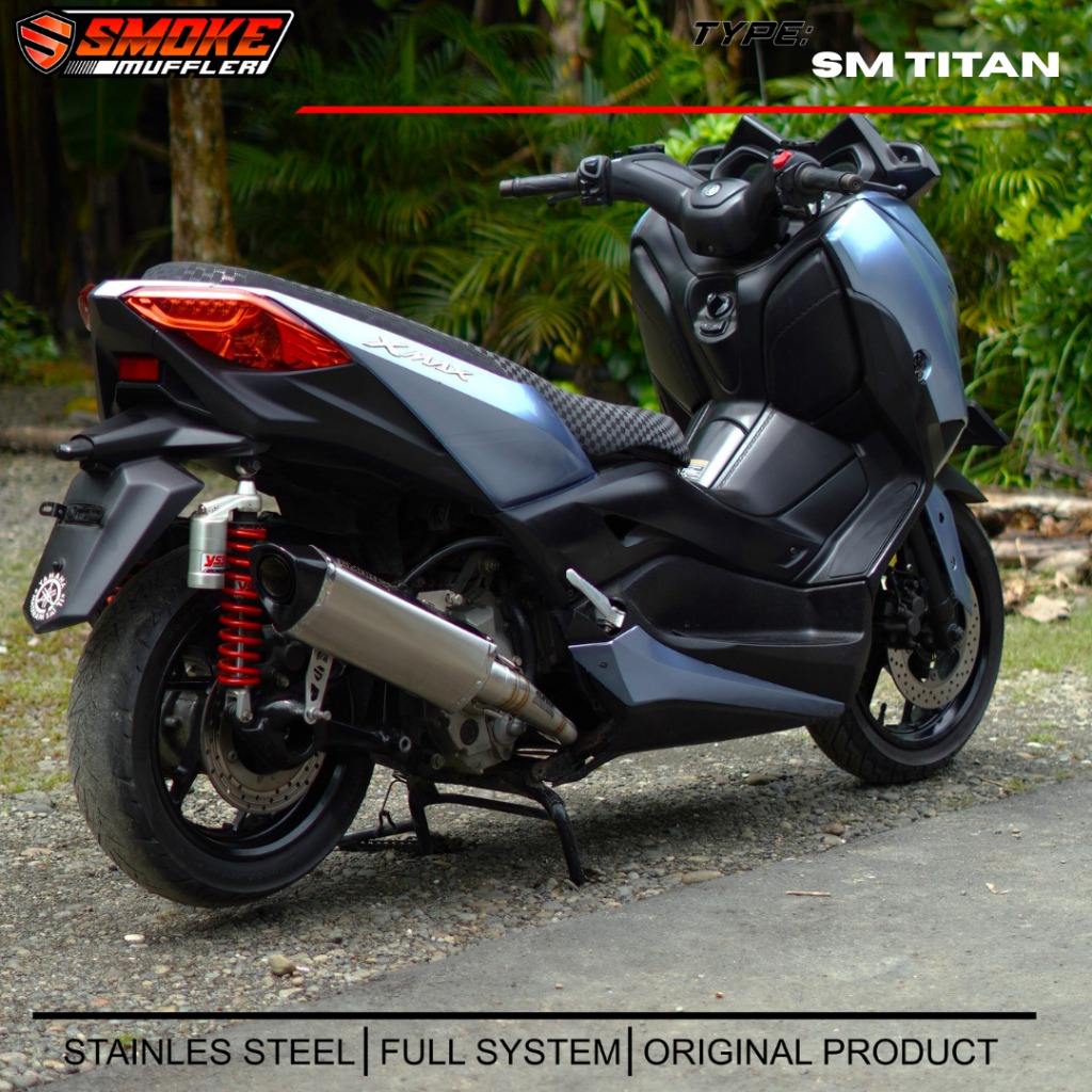 SM Titan exhaust for XMAX 300 from Smoke Muffler
