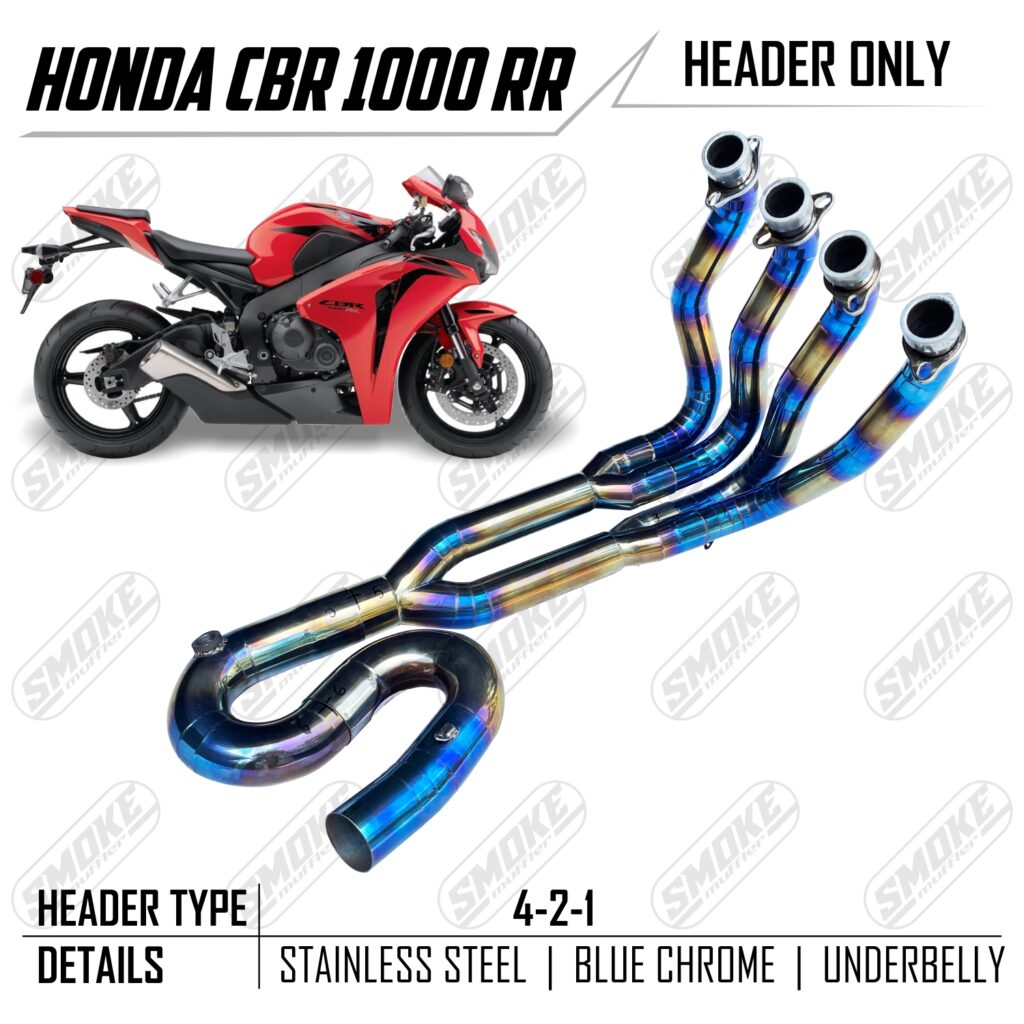 Exhaust CBR 100RR Blue ORI Smoke Muffler